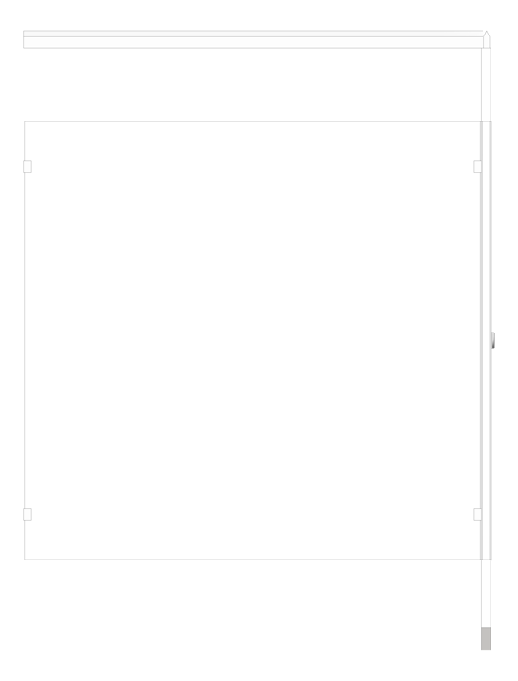 Left Image of Cubicle FloorAnchored AccuratePartitions PowderCoatSteel OverheadBraced Alcove
