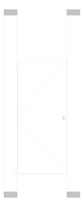 Front Image of Cubicle FloorToCeilingAnchored AccuratePartitions PowderCoatSteel IntegratedPrivacy