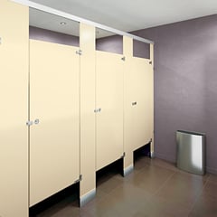 ASI-Partitions_PowderCoated@2x.jpg Image of UrinalScreen FloorAnchored GlobalPartitions StainlessSteel OverheadBraced