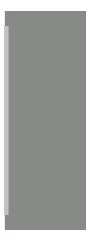 Left Image of UrinalScreen WallHung AccuratePartitions PhenolicColorThru