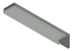 3D Shaded Image of Vanity AccuratePartitions PhenolicColorThru