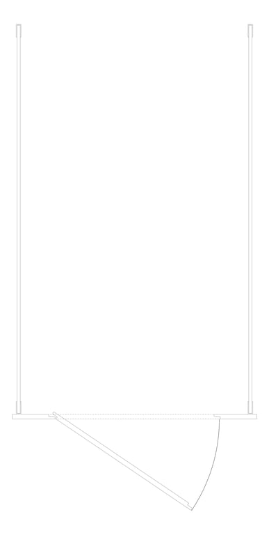 Plan Image of Cubicle FloorAnchored GlobalPartitions PhenolicColorThru MaximumPrivacy