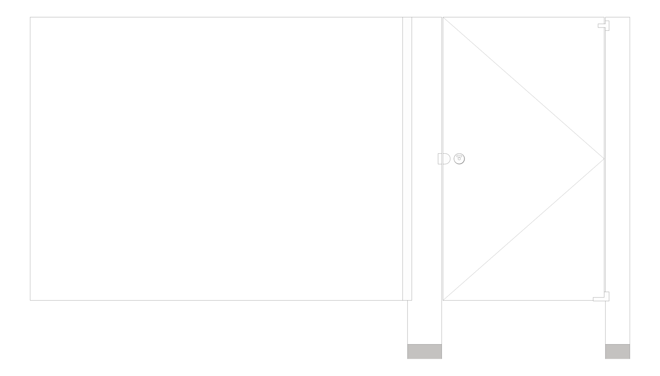 Front Image of Cubicle FloorAnchored GlobalPartitions PowderCoatSteel Alcove