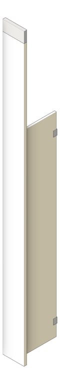 Image of UrinalScreen CeilingHung GlobalPartitions PhenolicBlackCore