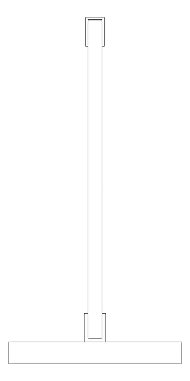 Plan Image of UrinalScreen CeilingHung GlobalPartitions PhenolicBlackCore
