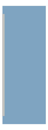 Left Image of UrinalScreen WallHung GlobalPartitions HDPE