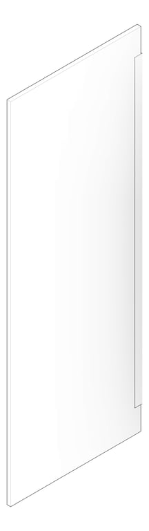 3D Documentation Image of UrinalScreen WallHung GlobalPartitions PhenolicBlackCore