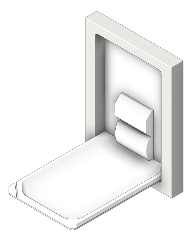 Navigate to BabyChangeStation SurfaceMount ASIJDMacDonald Vertical StainlessSteelClad