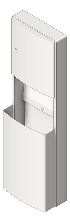 Navigate to CombinationUnit SurfaceMount ASIJDMacDonald Roval PaperDispenser WasteBin Removable 56L
