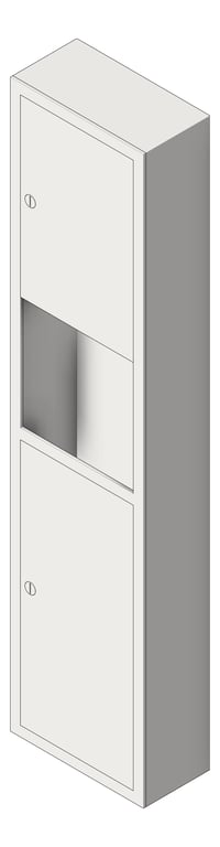 Navigate to CombinationUnit SurfaceMount ASIJDMacDonald Traditional PaperDispenser WasteBin 26L
