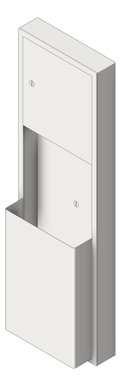 Navigate to CombinationUnit SurfaceMount ASIJDMacDonald Traditional PaperDispenser WasteBin 46L