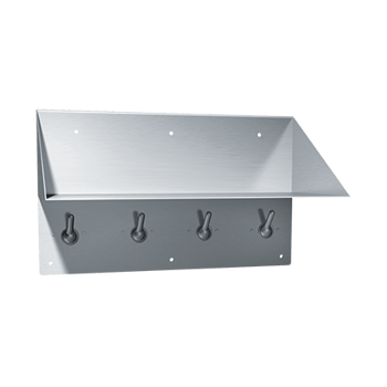 10-128-1_ASIJDMacDonald_Security_Book_Shelf_Clothes_Hook_Front_Mount_Web.png Image of BookShelf SurfaceMount ASIJDMacDonald Security ClothesHookStrip