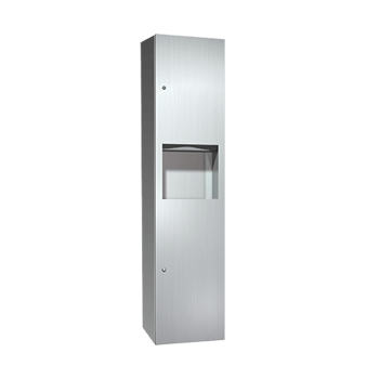 10-6467-9_ASIJDMacDonald_Paper_Towel_Dispenser__Waste_Bin_Surface_Mount_Simplicity_Web.png Image of CombinationUnit SurfaceMount ASIJDMacDonald Simplicity PaperDispenser WasteBin 16L