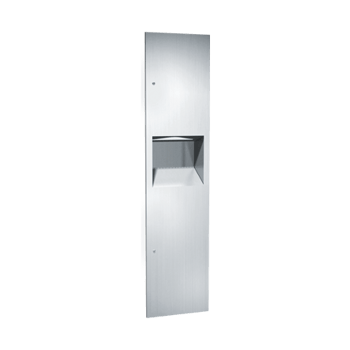 10-64676_ASIJDMacDonald_Paper_Towel_Dispenser__Waste_Bin_Recessed_Simplicity_Web.png Image of CombinationUnit Recessed ASIJDMacDonald Simplicity PaperDispenser WasteBin 26.5L