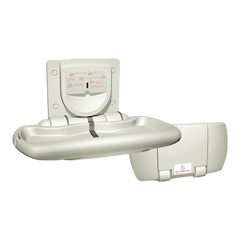 10-9012_ASIJDMacDonald_Parallel_Surface_Mount_Baby_Change_Station_Polyethylene_Web.png Image of BabyChangeStation SurfaceMount ASIJDMacDonald Parallel Plastic
