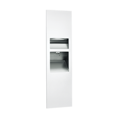 64672-2-00_ASIJDMacDonald_Turbo_3in1_Hand_Dryer_Piatto_White-300x300.png Image of CombinationUnit Recessed ASIJDMacDonald Piatto HandDryer PaperDispenser WasteBin 26L