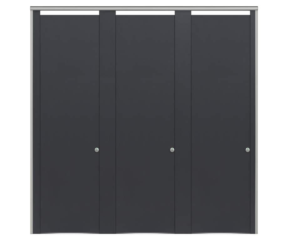 Frontal Floor to Ceiling Full Privacy.png Image of Cubicle FloorToCeilingMounted ASIJDMacDonald Tranquility FullPrivacy
