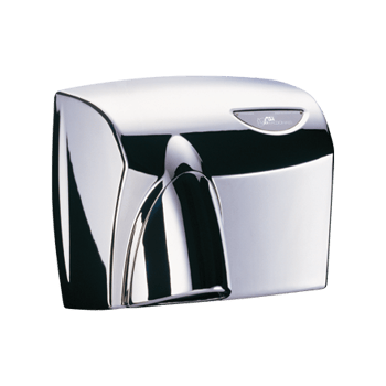HDABPSSPC-AUTOBEAM-Hand-Dryer-Polished-Stainless-Steel-Polished-Chrome-Nozzle.png Image of HandDryer SurfaceMount ASIJDMacDonald Autobeam
