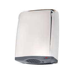 HDAPPSS_ASI_JDMacDonald_Applause_Hand_Dryer_Polished_Stainless_Steel.png Image of HandDryer SurfaceMount ASIJDMacDonald Applause