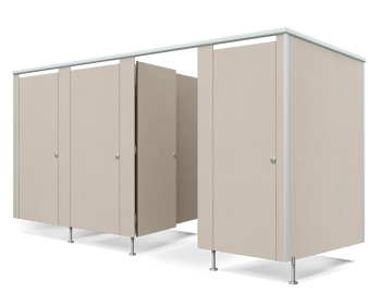 Pedestal Mounted Overhead Braced Angle.png Image of CubicleArray PedestalMounted ASIJDMacDonald Tranquility