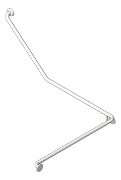 3D Shaded Image of GrabRail 40deg ASIJDMacDonald Corner RH GermShield