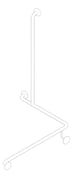3D Documentation Image of GrabRail Tshape ASIJDMacDonald Corner RH