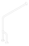 3D Documentation Image of GrabRail WallToFloor ASIJDMacDonald