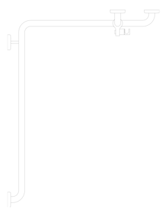 Plan Image of ShowerRail TShape ASIJDMacDonald Corner LH