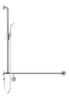 Left Image of ShowerRail TShape ASIJDMacDonald Corner RH ShowerKit