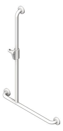 3D Shaded Image of ShowerRail TShape ASIJDMacDonald LH