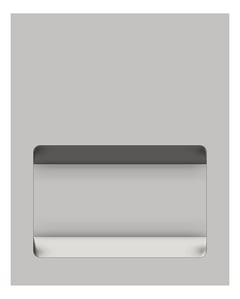 Front Image of HandDryer Recessed ASIJDMacDonald TurboTuff