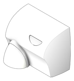 3D Shaded Image of HandDryer SurfaceMount ASIJDMacDonald Autobeam