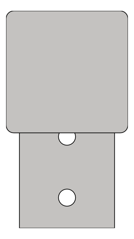 Front Image of ClothesHook SurfaceMount ASIJDMacDonald HeavyDuty