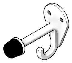 3D Shaded Image of CoatHook SurfaceMount ASIJDMacDonald Bumper