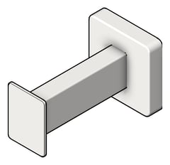 3D Shaded Image of TowelPin SurfaceMount ASIJDMacDonald