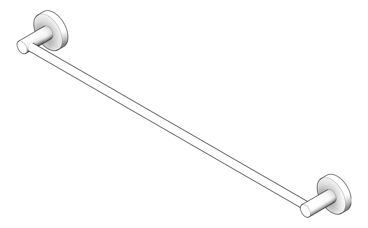 Navigate to TowelRail SurfaceMount ASIJDMacDonald Lilla