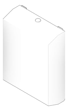 3D Documentation Image of PaperDispenser SurfaceMount ASIJDMacDonald MatteBlack