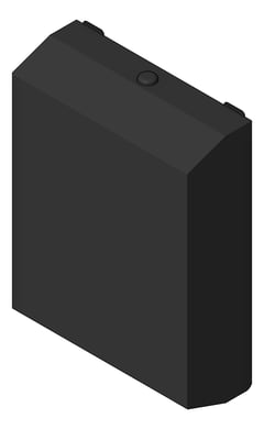 3D Shaded Image of PaperDispenser SurfaceMount ASIJDMacDonald MatteBlack