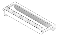 3D Documentation Image of PaperDispenser SurfaceMount ASIJDMacDonald Roll Traditional