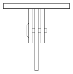 Plan Image of ClothesHook RearMount ASIJDMacDonald Security