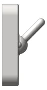 Left Image of ClothesHook SurfaceMount ASIJDMacDonald Security Square
