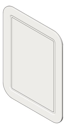 3D Shaded Image of Mirror RearMount ASIJDMacDonald Security OnePiece