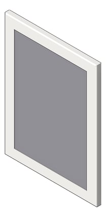 3D Shaded Image of Mirror SurfaceMount ASIJDMacDonald Security Framed