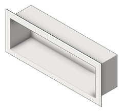 3D Shaded Image of Shelf Recessed ASIJDMacDonald Security