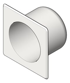 3D Shaded Image of ToiletRollHolder Recessed ASIJDMacDonald FrontMount Security Square