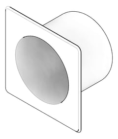 3D Documentation Image of ToiletRollHolder Recessed ASIJDMacDonald RearMount Security Square