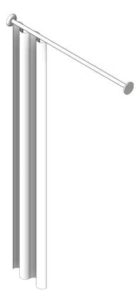 3D Shaded Image of CurtainRod Straight ASIJDMacDonald