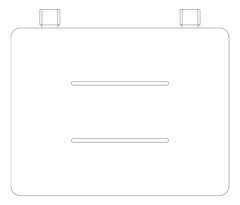 Plan Image of ShowerSeat Folding ASIJDMacDonald Acrylic