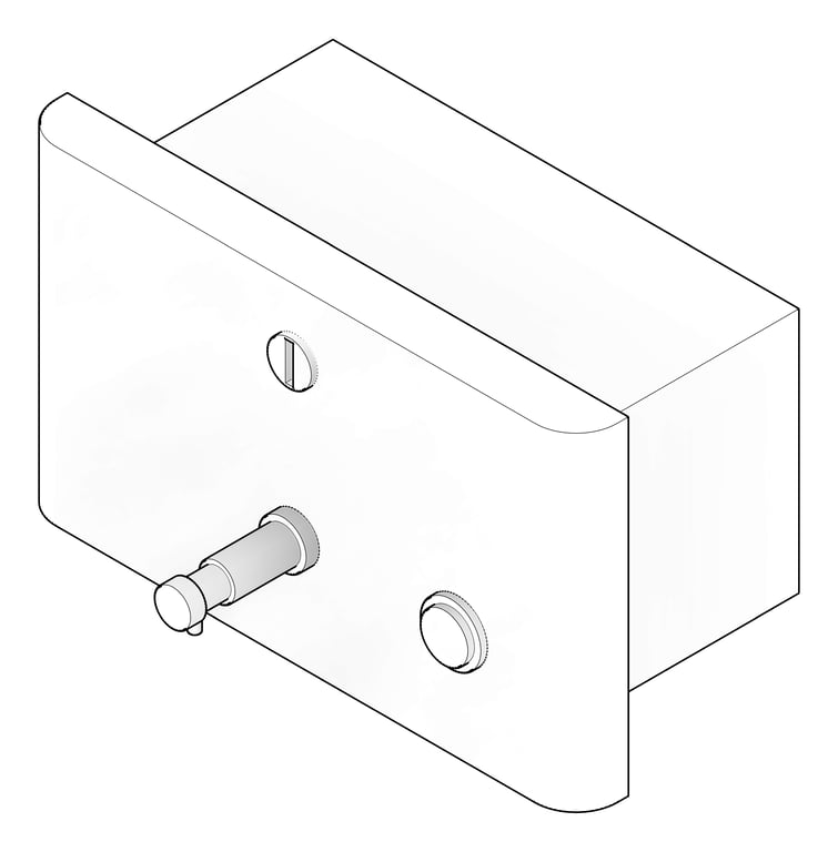 3D Documentation Image of SoapDispenser Recessed ASIJDMacDonald Profile