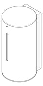 3D Documentation Image of SoapDispenser SurfaceMount ASIJDMacDonald Automatic 1LCapacity